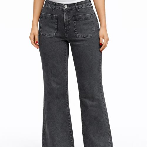 شلوار جین دمپا گشاد با جیب – کد 1803 | سایز 38 تا 46